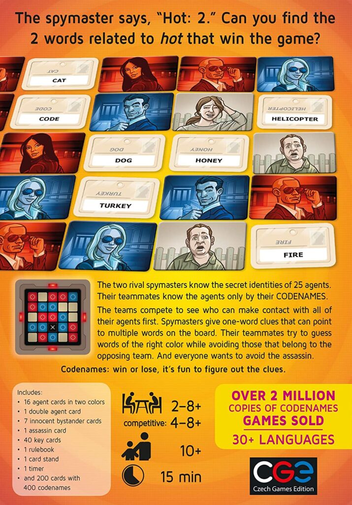 codenames - gift ideas teenage girl 2023