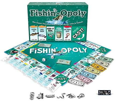 gifts for fishermen - fishing board game