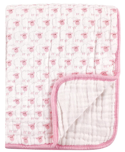 pink quilt - gifts for baby shower girl