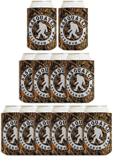 Can cooler Sasquatch research team - gift ideas for white elephant
