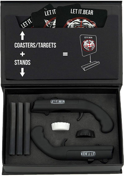 Beer Bottle Gun - funny gifts for 50th birthday