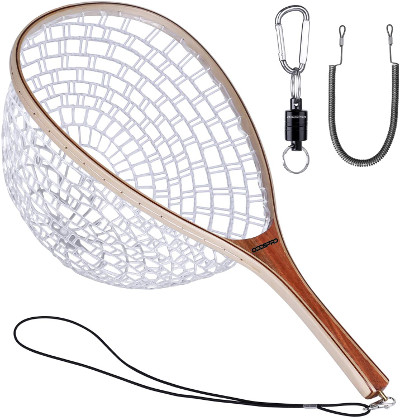 Fly Fishing Net with magnetic release - gift for a fly fisherman