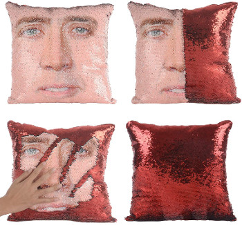 reversible pillow - $10 white elephant gift ideas