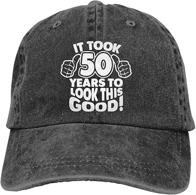fun baseball hat for 50 year old birthday