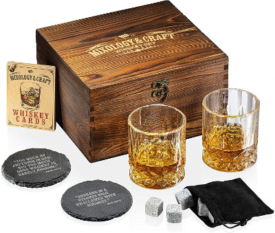 whiskey stones set - gifts for Dads who like whiskey