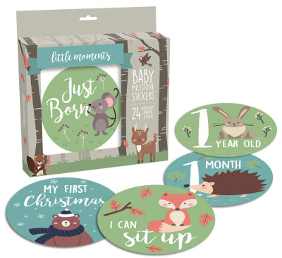 Baby Milestone Stickers - gifts for baby shower ideas