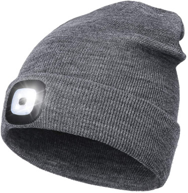 beanie with light - stocking stuffers ideas for men