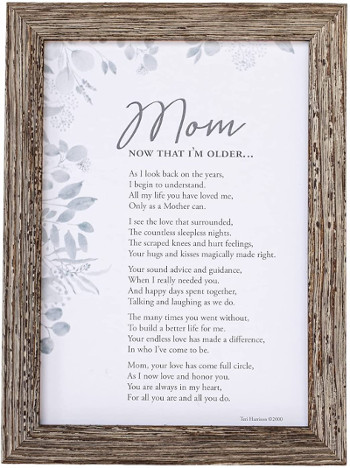 Best Wooden Frame Love Mom - ideas for Christmas gifts for Mom