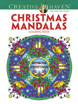 Christmas Mandala Coloring Book - Christmas gift for Mom