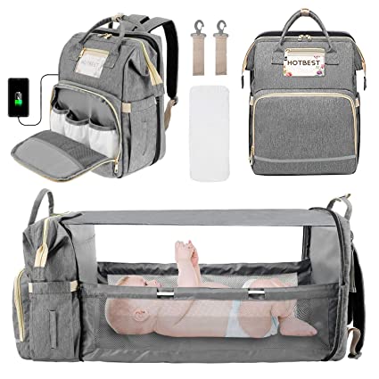 Diaper bag cum bed - baby shower gifts