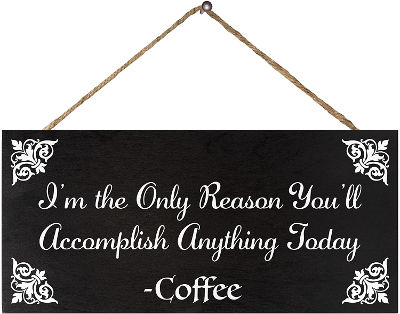 Funny Coffee themed Kitchen Decor - Gifts for a coffee lover
