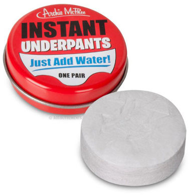Instant underpants - stocking stuffers ideas for men