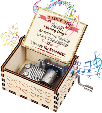 Music Box - Christmas gifts for Mom from daughter or son