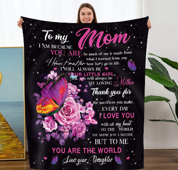 throw blanket - Christmas gifts for mom from daughter