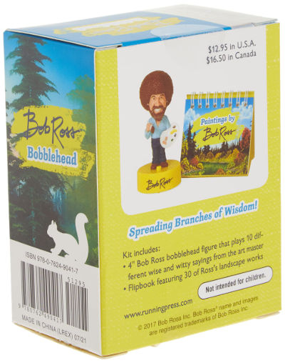 Bob Ross bobblehead - white elephant gift exchange