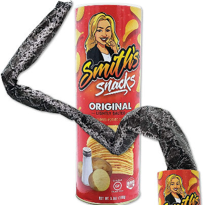snake in a can - gag gift for white elephant