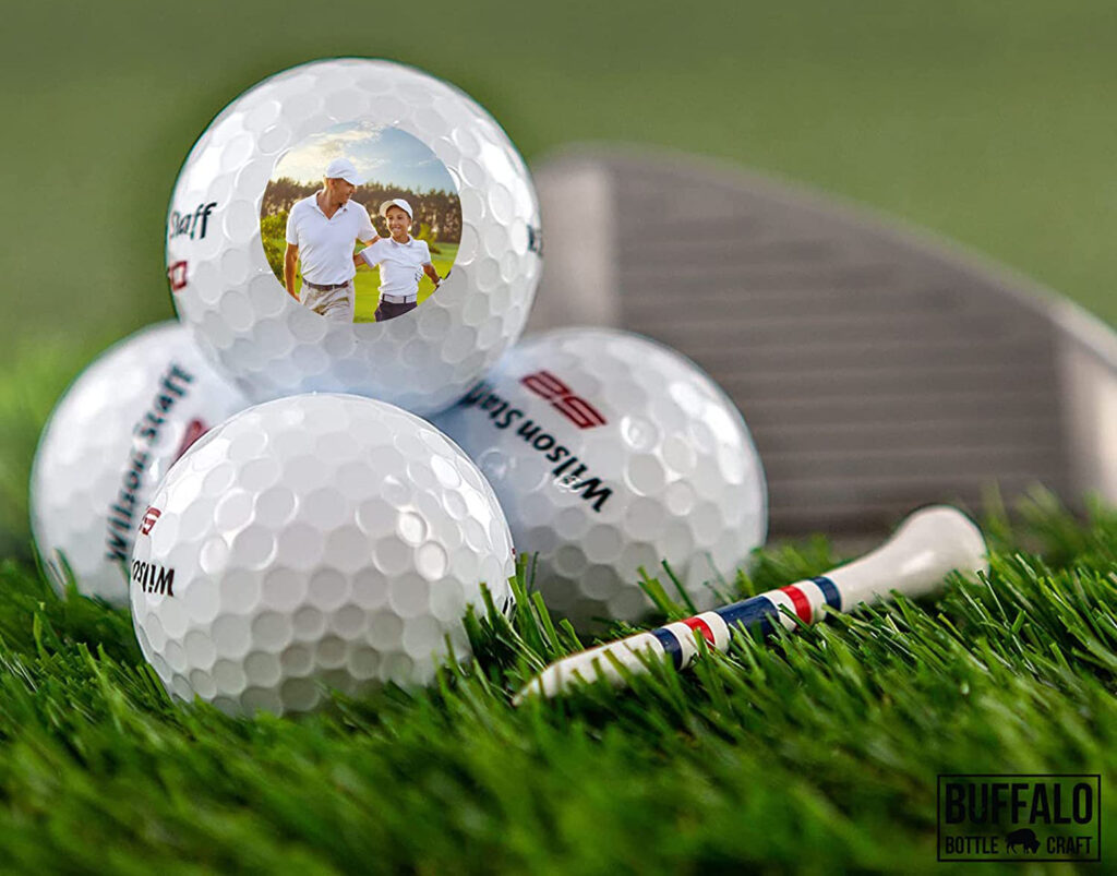 custom golf balls - personalized golf gifts
