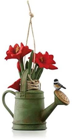 garden watering can ornament - Christmas gift for gardener