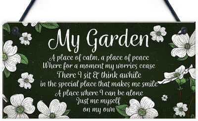 Garden wall sign - Gardener gifts