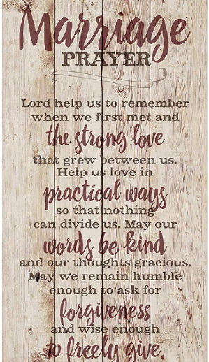 Marriage plaque - Gifts for anniversary couple