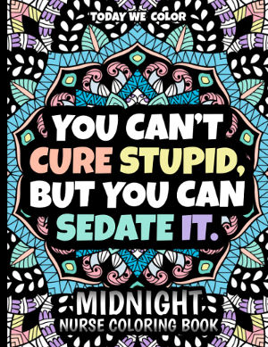Funny Coloring Book - Gifts for nurses