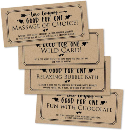 Love Voucher Coupons - Valentine Gift