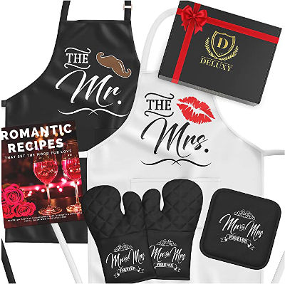 Mr and Mrs Aprons - Valentine gifts for couple