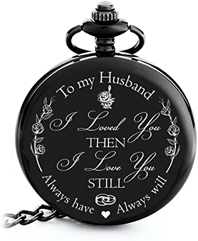 Pocket Watch  - Valentine gift for husband