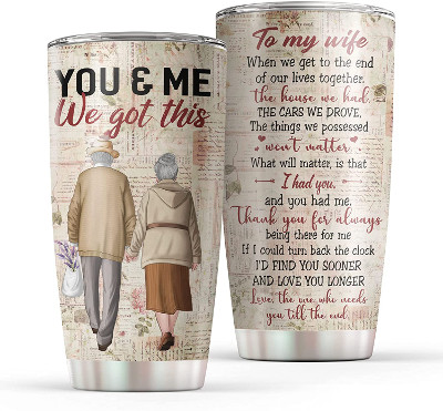 Romantic Tumbler - Valentine gift for wife