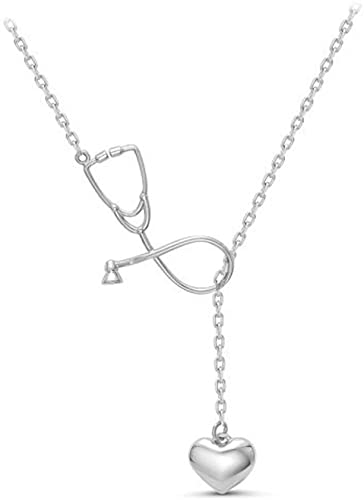 Stethescope heart neacklace - gifts for nurse