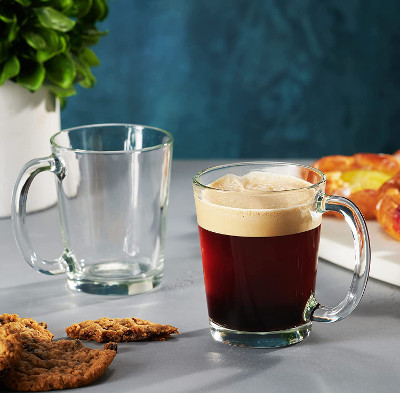 glass coffee mugs - gifts for coffee lovers under $20