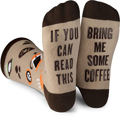 socks - funny gifts for coffee lovers under $10
