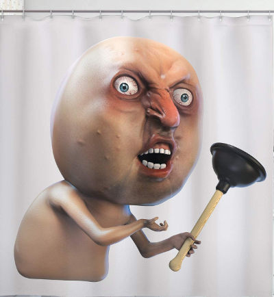 Funny Shower Curtain