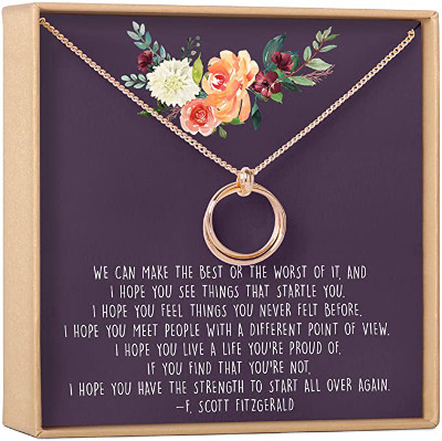 2023 Graduation gifts for her - Necklace Pendant Inspirational