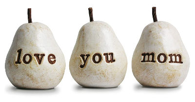 Mom pears - gift ideas for Mothers Day