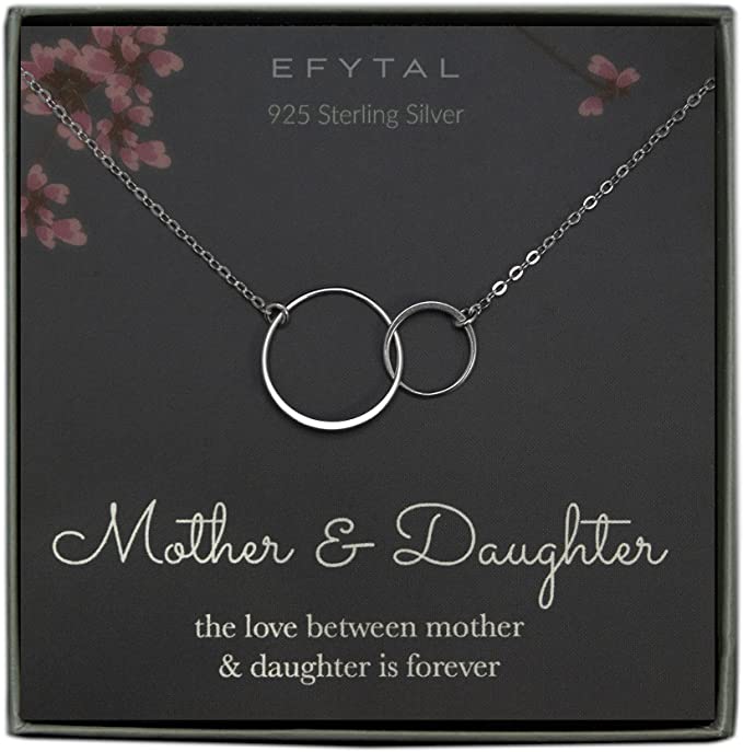Mother Daughter necklace - gift for Mother's Day from daughter