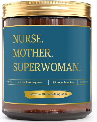 Nurse Mom scented candle - gifts for nurse Mom