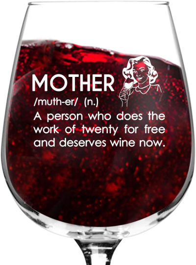 Wine Glass - gifts for mother's day