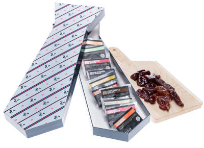 beef jerky tie gag gift