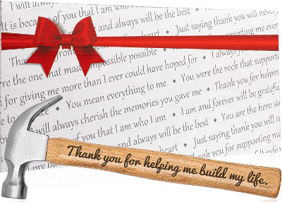 Engraved Hammer - sentimental gifts for father's day