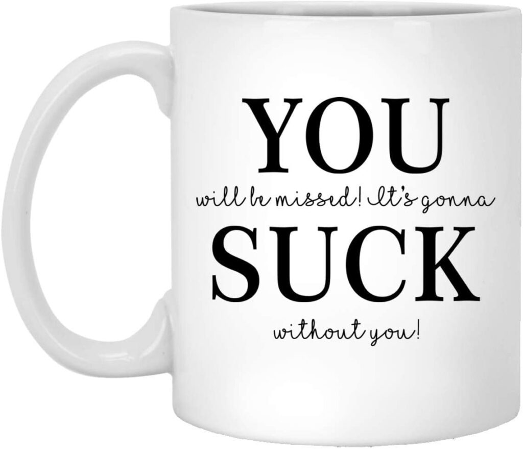 Fun Mug - Farewell gifts for co-workers
