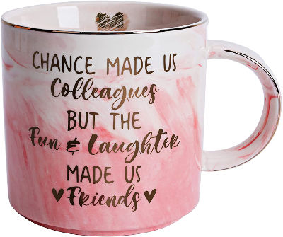 Pink Mug - Gifts for Coworker Female Friends