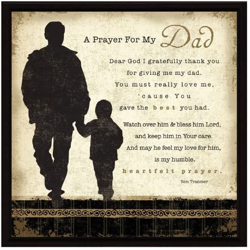 Prayer for Dad - sentimental gifts for father's day