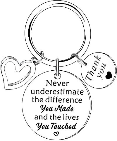 Sentimental keychain - Going away gifts for co-worker