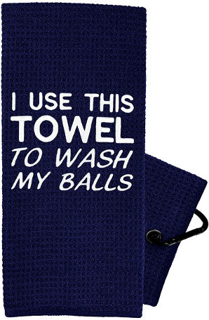 towel - funny gift for golf lovers 2023