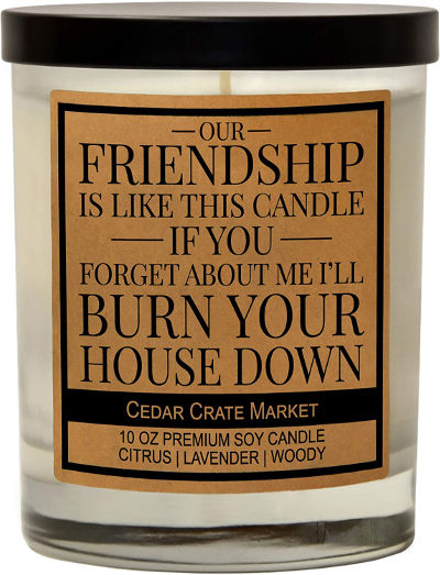 candle - farewell gifts for a coworker