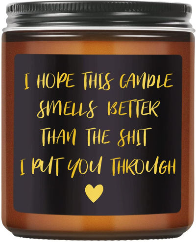 scented candle - gifts for dad funny