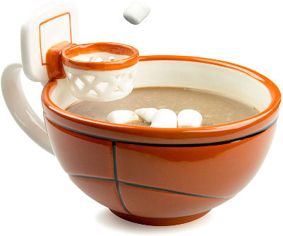 unique basketball hoop mug