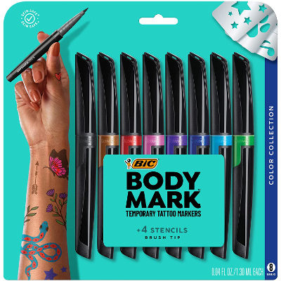 temporary tattoo marker set - gift for 12 years old girl