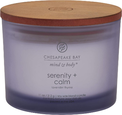 Serenity and calm scented candle Christmas gifts